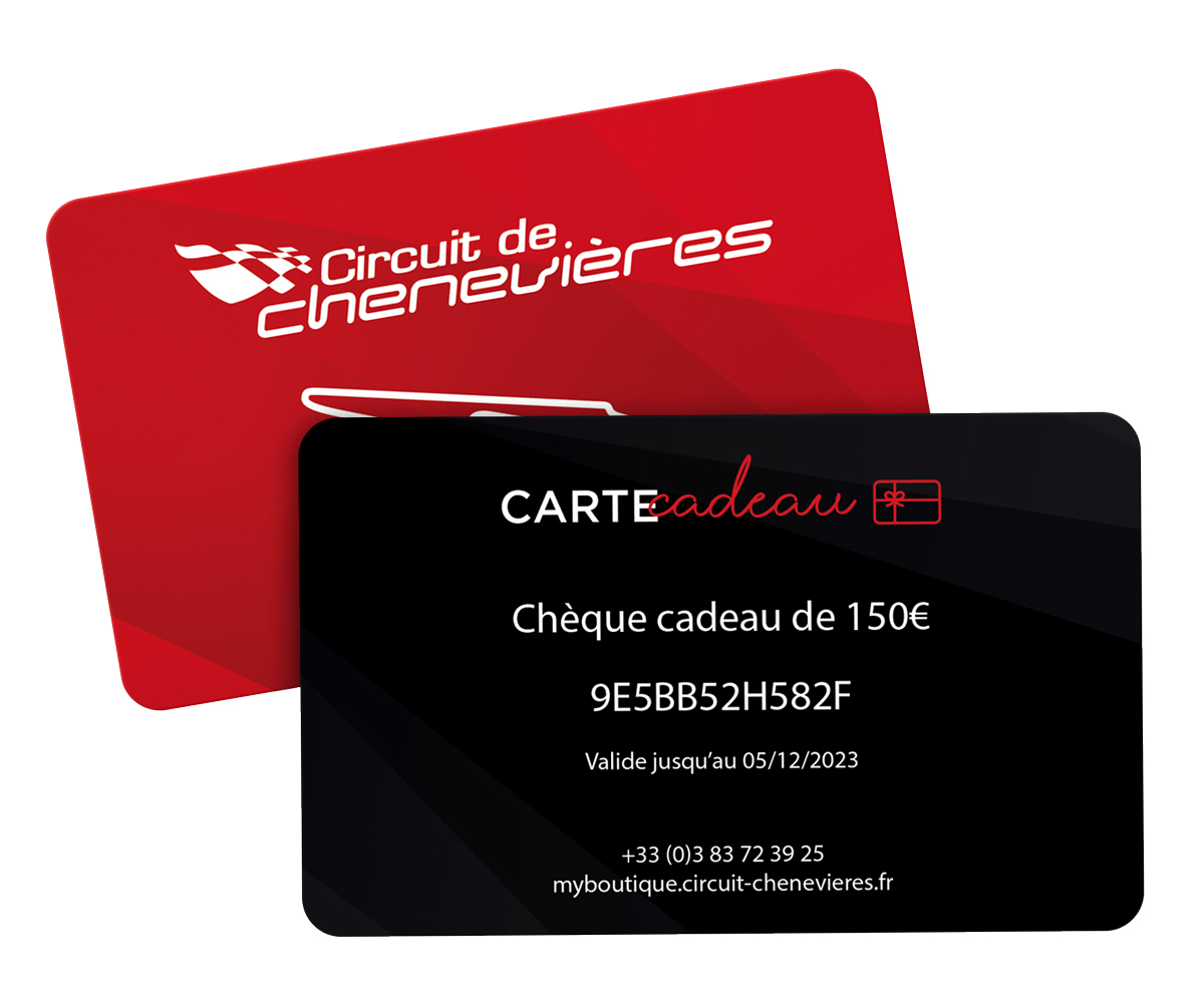 Carte cadeau recto-verso